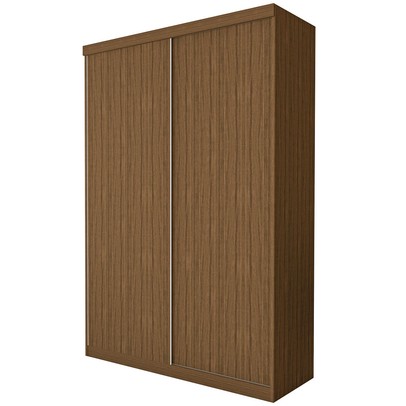 Guarda-Roupa Solteiro Kiara 2 Porta de Correr Freijó - Minastex