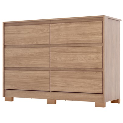 Cômoda Ravenna 6 Gavetas Jequitibá - Henn