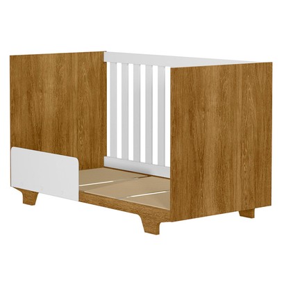 Berço Mini Cama Life 100% Mdf com Colchão Branco/Ypê - Tigus