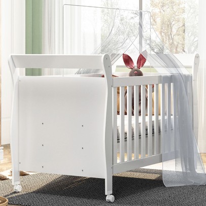 Berço Mini Cama Slim 100% Mdf com Colchão Branco - Tigus