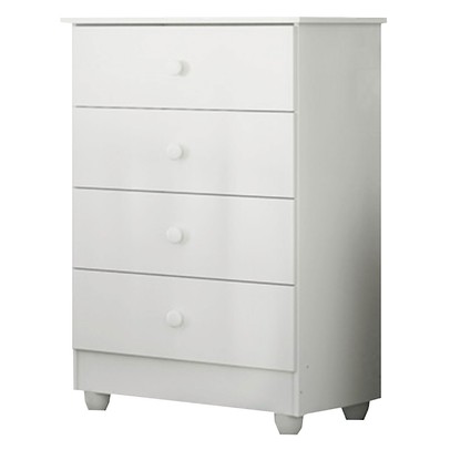 Cômoda de Bebê Soft Life 4 Gavetas Branco - Tigus