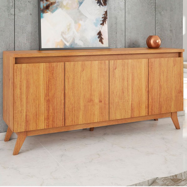 Balcão Buffet Stylo 4 Portas Mel - Viero Móveis