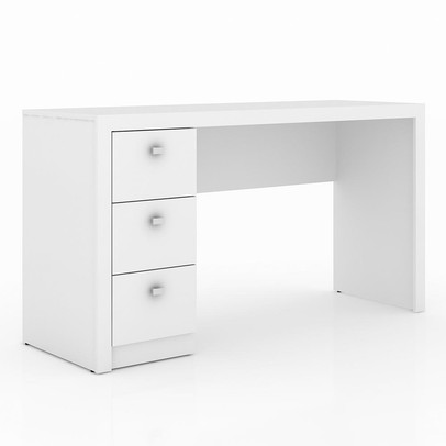 Mesa para Computador 3 Gavetas Branco Me4102 - Tecno Mobili
