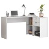 Mesa para Escritório 2 Gavetas Branco Nt2060 - Notável