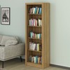 Estante para Livros 4 Prateleiras Amendoa  Me4104  - Tecno Mobili