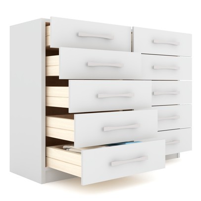 Cômoda Vitoria 10 Gavetas Branco - Panorama Móveis