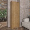 Armário para Escritório 2 Portas Amendoa Me4105 - Tecno Mobili