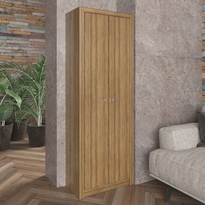 Armário para Escritório 2 Portas Amendoa Me4105 - Tecno Mobili