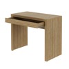Mesa Escrivaninha 1 Gaveta Amendoa Me4107 - Tecno Mobili