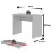 Mesa Escrivaninha 1 Gaveta Branco Me4107 - Tecno Mobili