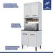 Cozinha Completa Atenas 12 Portas 3 Gavetas Branco - Kaiki Móveis