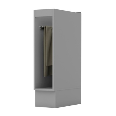 Acessórios para Cozinha Nicho Toalheiro Americana 100% Mdf Cinza - Henn