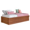 Cama Box de Solteiro Istambul Articulável 90 Nogal  - Art In Móveis