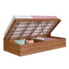 Cama Box de Solteiro Istambul Articulável 90 Nogal  - Art In Móveis