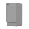 Armário de Cozinha Americana 1 Porta 100% Mdf Cinza C365 - Henn