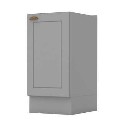 Armário de Cozinha Americana 1 Porta 100% Mdf Cinza C365 - Henn