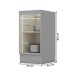 Armário de Cozinha Americana 1 Porta 100% Mdf Cinza C365 - Henn