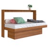 Mini-Cama Young Articulável com Mesa de Estudo Nogal  - Art In Móveis