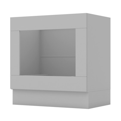 Armário de Cozinha para Forno de Embutir Americana Cinza - Henn