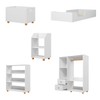 Quarto Infantil Completo Montessoriano 2 Gavetas Branco - Olivar Móveis