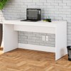 Mesa Escrivaninha W15 136 Branco Chess - Compace