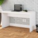 Mesa Escrivaninha W15 136 Branco Chess - Compace