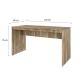 Mesa Escrivaninha W15 136 Carvalho - Compace