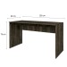 Mesa Escrivaninha W15 136 Carvalho Dark - Compace