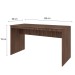Mesa Escrivaninha W15 136 Nogal - Compace