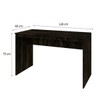 Mesa Escrivaninha W15 120 Carvalho Dark - Compace
