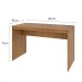 Mesa Escrivaninha W15 120 Lâmina Mel - Compace