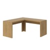 Mesa para Escritório Angular Amendoa Me4116  - Tecno Mobili