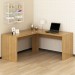Mesa para Escritório Angular Amendoa Me4116  - Tecno Mobili