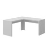 Mesa para Escritório Angular Branco Me4116  - Tecno Mobili