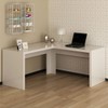 Mesa para Escritório Angular Branco Me4116  - Tecno Mobili