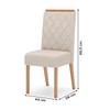Cadeiras Kit 2 Cadeiras Nina Nature/Linho - Henn