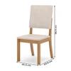 Cadeiras Kit 4 Cadeiras Mila Nature/Linho S35 - Henn