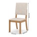 Cadeiras Kit 4 Cadeiras Mila Nature/Linho S35 - Henn