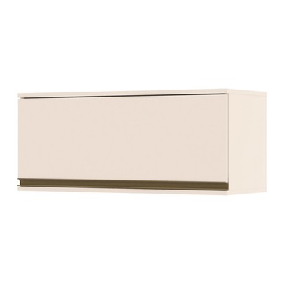 Armário Aéreo Cozinha 80 Cm Connect 1 Porta Off White - Henn