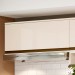 Armário Aéreo Cozinha 80 Cm Connect 1 Porta Off White - Henn