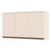 Armário Aéreo Cozinha Connect 3 Portas Off White - Henn