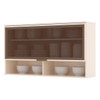 Armário Aéreo Cozinha 120 Cm Connect 1 Porta 100% Mdf Off White - Henn