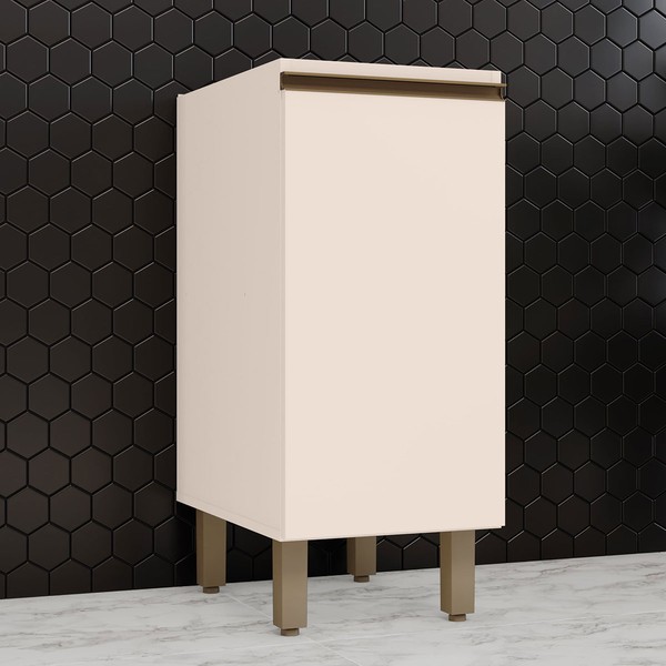 Armário de Cozinha 1 Porta Connect Off White C61 - Henn