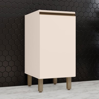 Armário de Cozinha 1 Porta Connect Off White C62 - Henn