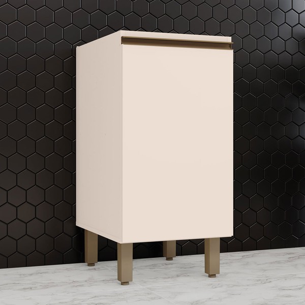 Armário de Cozinha 1 Porta Connect Off White C62 - Henn