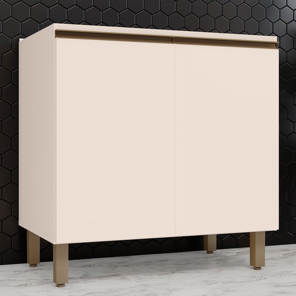 Armário de Cozinha 2 Portas Connect Off White C64 - Henn