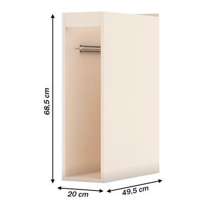 Acessórios para Cozinha Porta Toalha Connect Off White C65 - Henn
