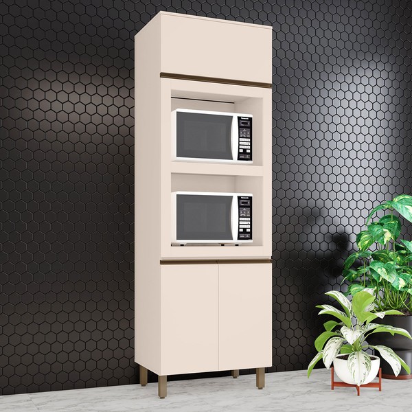 Torre Quente para 2 Fornos 71,5 Cm Connect Off White - Henn