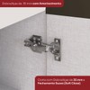 Cristaleira 4 Portas Connect Off White C71 - Henn