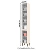 Paneleiro 2 Portas Connect Off White C72 - Henn